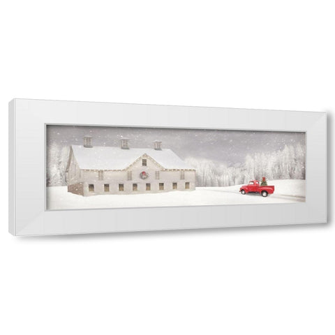 The Place Where I Belong White Modern Wood Framed Art Print by Deiter, Lori