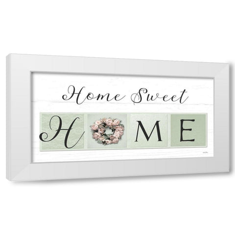 Home Sweet Home  White Modern Wood Framed Art Print by Deiter, Lori