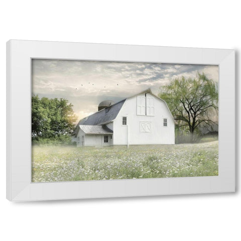 Brownsville Sunrise White Modern Wood Framed Art Print by Deiter, Lori