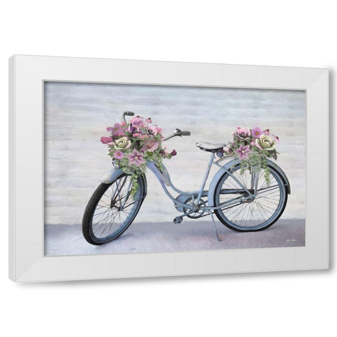 Keep Blooming     White Modern Wood Framed Art Print by Deiter, Lori