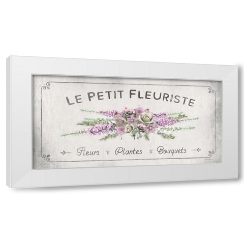 Fleurs And Plantes Pink I White Modern Wood Framed Art Print by Deiter, Lori