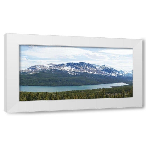 Medicine Lake White Modern Wood Framed Art Print by Deiter, Lori