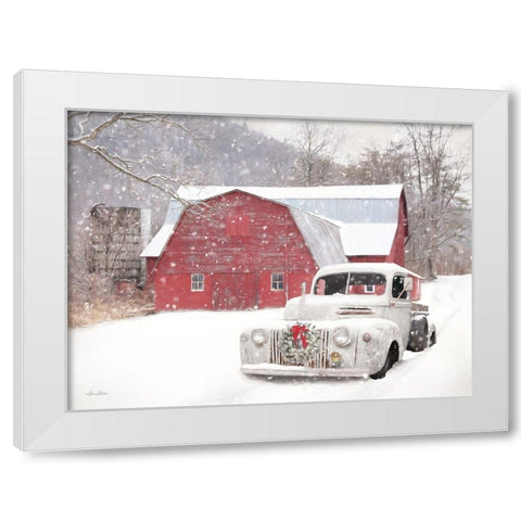 Take Me Home White Modern Wood Framed Art Print by Deiter, Lori