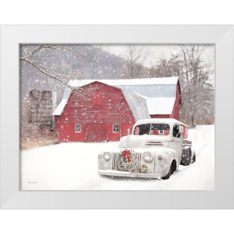Take Me Home White Modern Wood Framed Art Print by Deiter, Lori