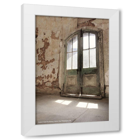 Window Shine    White Modern Wood Framed Art Print by Deiter, Lori