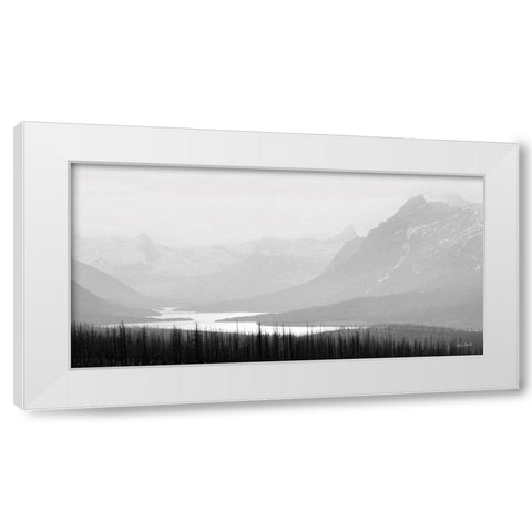 St. Marys Lake   White Modern Wood Framed Art Print by Deiter, Lori