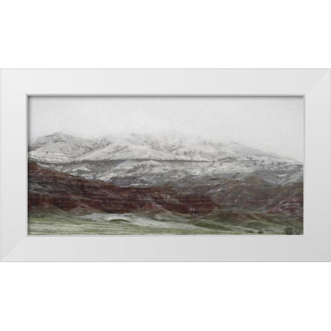 Hills of Wyoming I  White Modern Wood Framed Art Print by Deiter, Lori