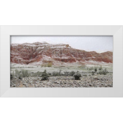 Hills of Wyoming II  White Modern Wood Framed Art Print by Deiter, Lori