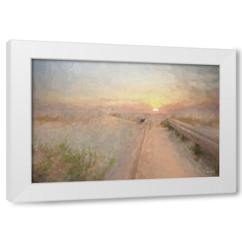 Daybreak White Modern Wood Framed Art Print by Deiter, Lori