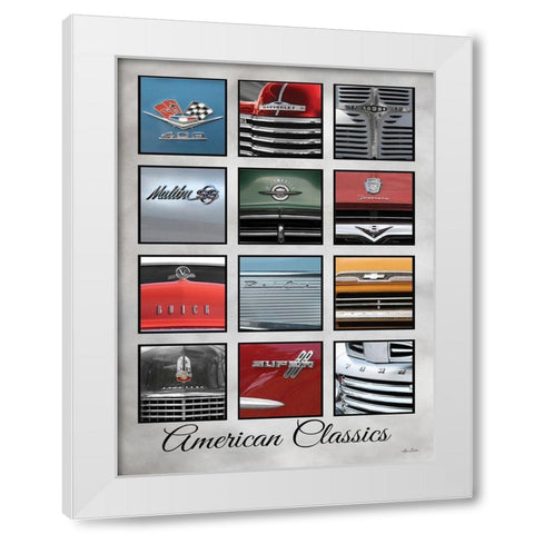 American Classics White Modern Wood Framed Art Print by Deiter, Lori