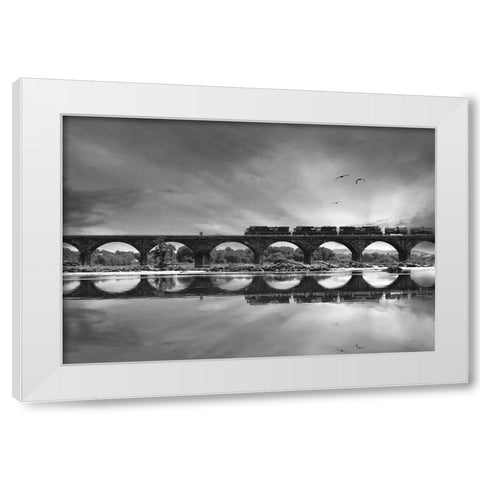 All Aboard   White Modern Wood Framed Art Print by Deiter, Lori