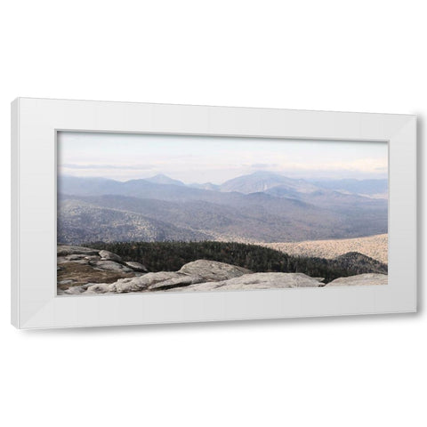 Adirondack Mountains 3 White Modern Wood Framed Art Print by Deiter, Lori