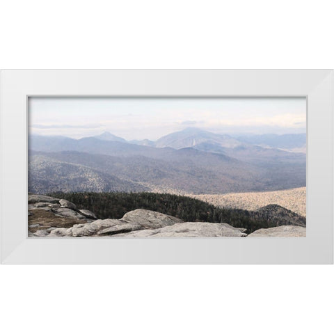 Adirondack Mountains 3 White Modern Wood Framed Art Print by Deiter, Lori