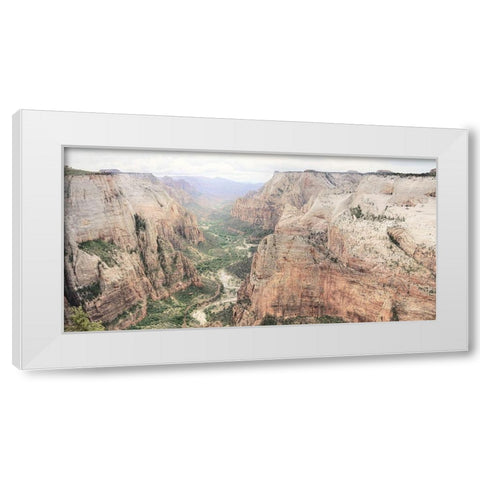 Zion National Park White Modern Wood Framed Art Print by Deiter, Lori