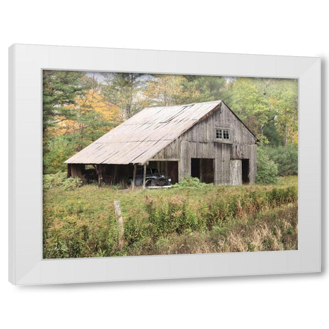 Left Behind White Modern Wood Framed Art Print by Deiter, Lori