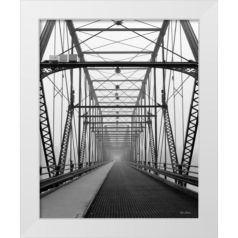 Life is a Bridge White Modern Wood Framed Art Print by Deiter, Lori