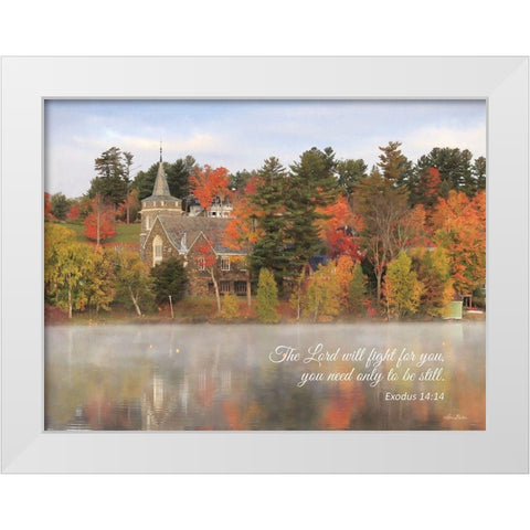 To be Still II White Modern Wood Framed Art Print by Deiter, Lori