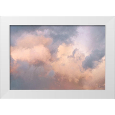 Painted Sky White Modern Wood Framed Art Print by Deiter, Lori