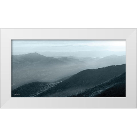 Adirondack View White Modern Wood Framed Art Print by Deiter, Lori