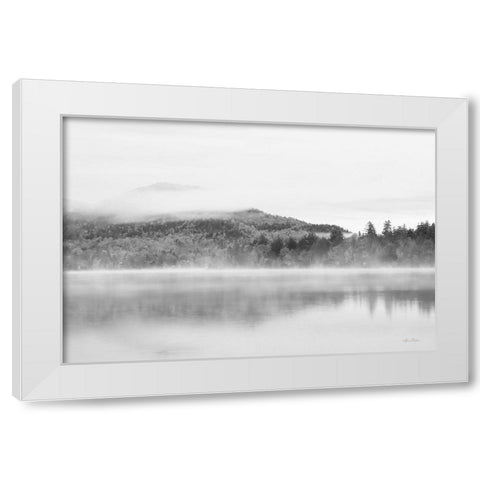 Foggy View White Modern Wood Framed Art Print by Deiter, Lori