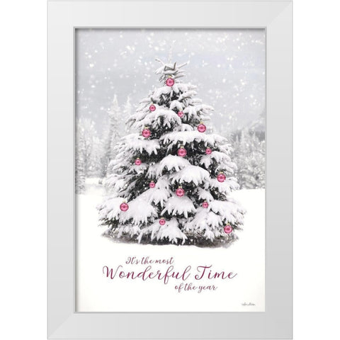 Most Wonderful Time White Modern Wood Framed Art Print by Deiter, Lori