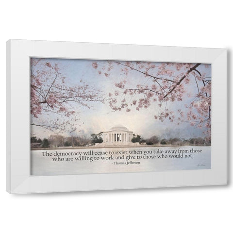 Willing to Work White Modern Wood Framed Art Print by Deiter, Lori