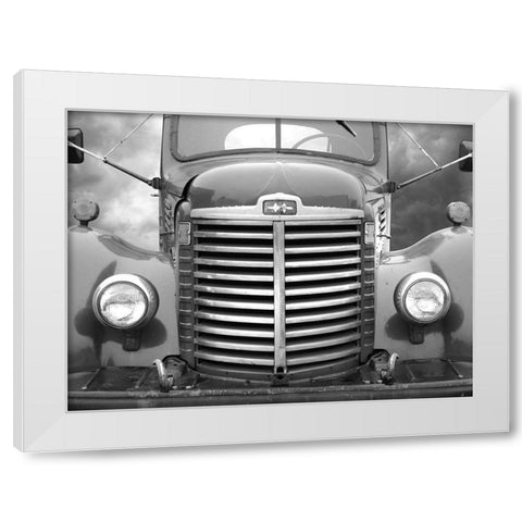 Historic Truck I White Modern Wood Framed Art Print by Deiter, Lori