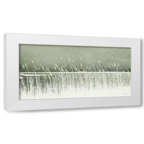 Beach Grass White Modern Wood Framed Art Print by Deiter, Lori