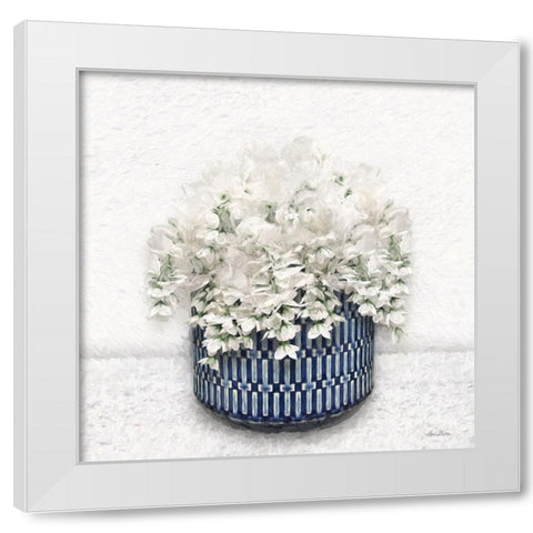 Wisteria Wonder White Modern Wood Framed Art Print by Deiter, Lori