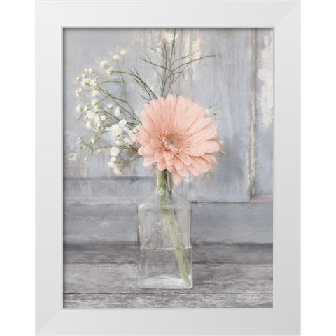 Farmhouse Floral IV White Modern Wood Framed Art Print by Deiter, Lori
