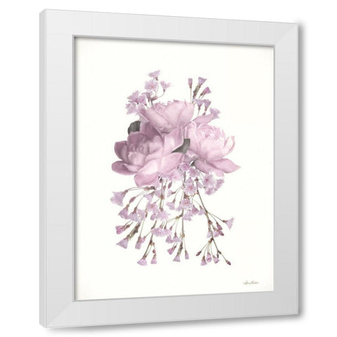 Roses and Blossoms I White Modern Wood Framed Art Print by Deiter, Lori