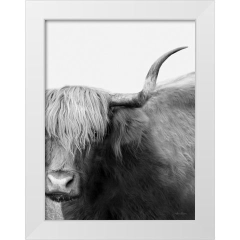 Haircut Needed White Modern Wood Framed Art Print by Deiter, Lori