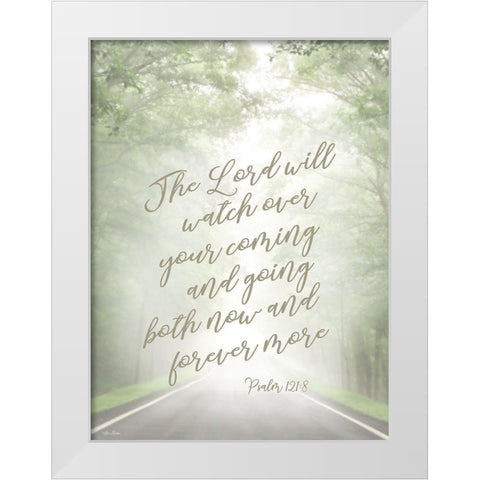 Coming and Going White Modern Wood Framed Art Print by Deiter, Lori