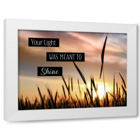 Your Light White Modern Wood Framed Art Print by Deiter, Lori