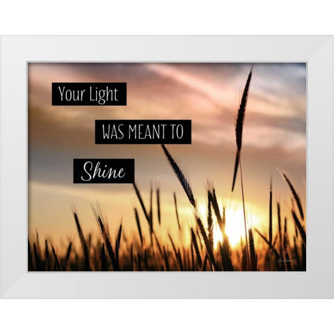 Your Light White Modern Wood Framed Art Print by Deiter, Lori