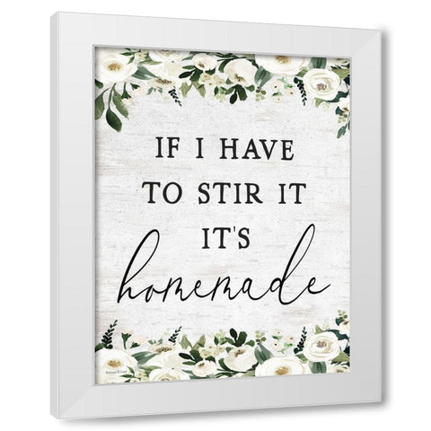Homemade White Modern Wood Framed Art Print by lettered And lined