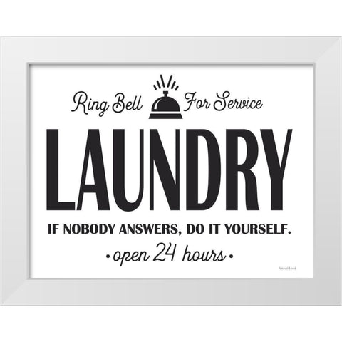 Do It Yourself White Modern Wood Framed Art Print by lettered And lined