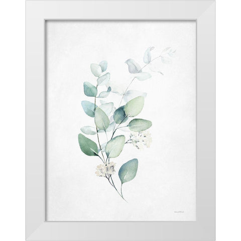 Leafy Retreat 3 White Modern Wood Framed Art Print by Lettered and Lined