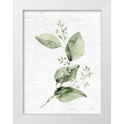 Leafy Retreat 6 White Modern Wood Framed Art Print by Lettered and Lined