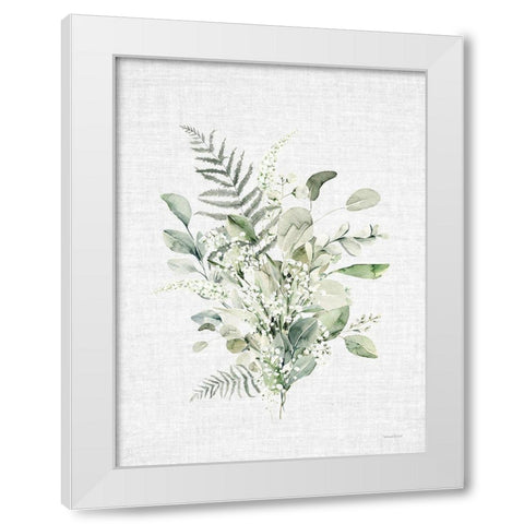 Leafy Retreat 7 White Modern Wood Framed Art Print by Lettered and Lined