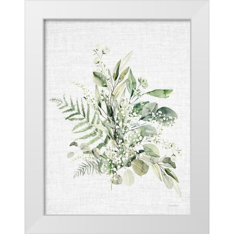 Leafy Retreat 8 White Modern Wood Framed Art Print by Lettered and Lined