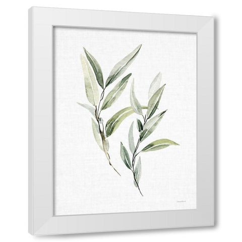 Leafy Retreat 11 White Modern Wood Framed Art Print by Lettered and Lined