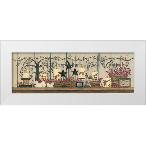 Willow Tree Shelf Collection White Modern Wood Framed Art Print by Spivey, Linda