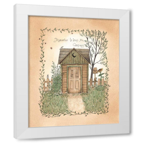 Memories to Keep White Modern Wood Framed Art Print by Spivey, Linda