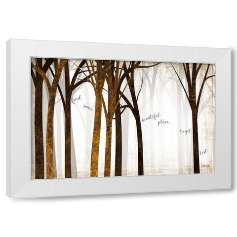 Beautiful Place White Modern Wood Framed Art Print by Rae, Marla