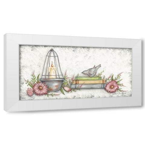 Pretty as a Picture White Modern Wood Framed Art Print by June, Mary Ann