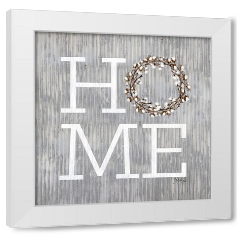 Home    White Modern Wood Framed Art Print by Rae, Marla