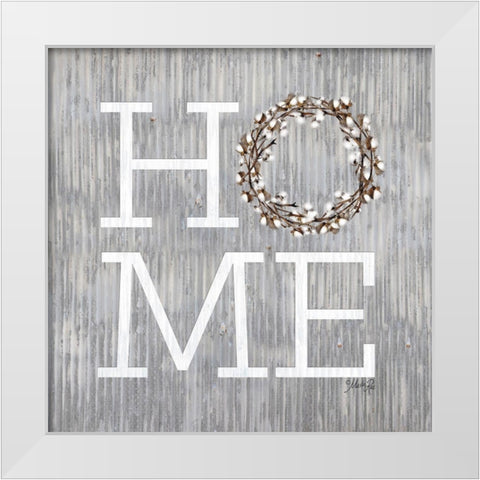 Home    White Modern Wood Framed Art Print by Rae, Marla