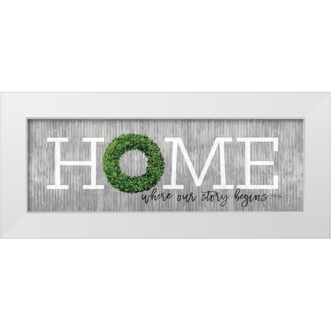 Boxwood Home White Modern Wood Framed Art Print by Rae, Marla