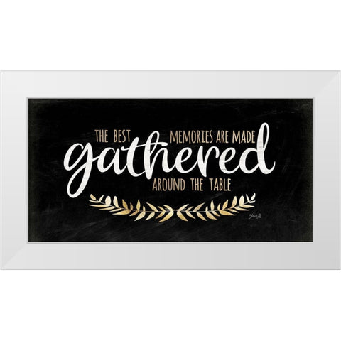 Gathered Around the Table II White Modern Wood Framed Art Print by Rae, Marla